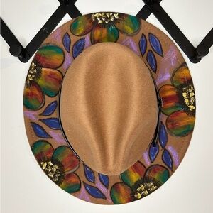 Hand-Painted Felt Hat